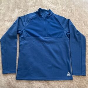 NEW Reebok Men's Zip-Up Blue Sweater Size S